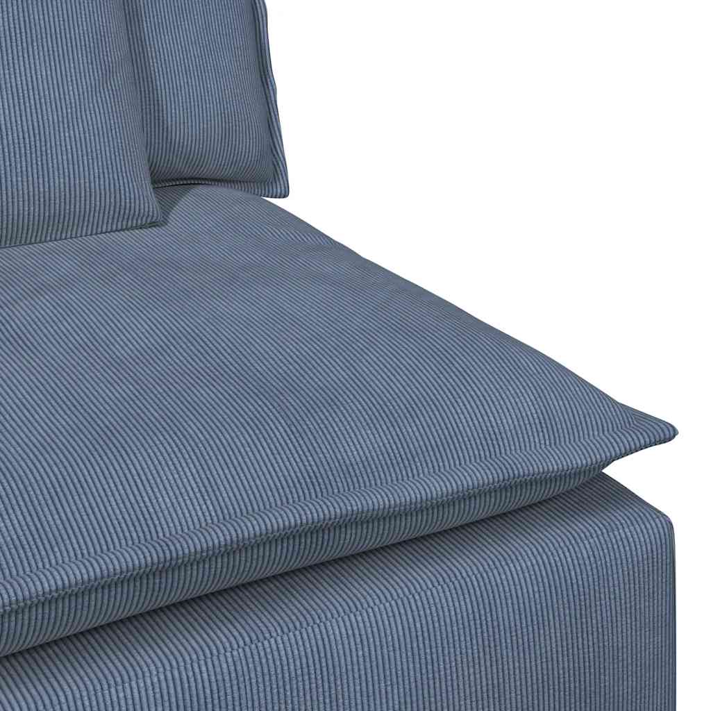 Modularna sofa s jastucima plava