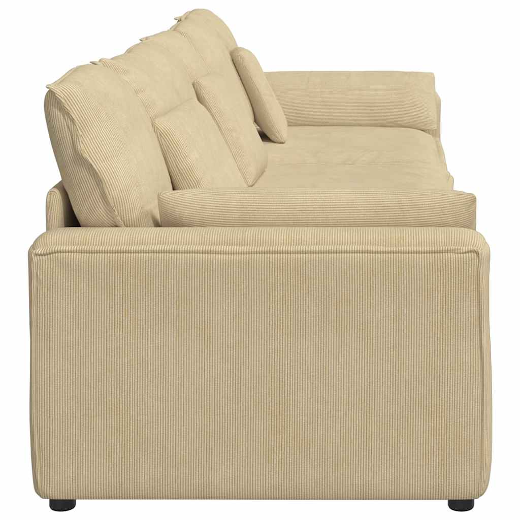 Modularna sofa s jastucima sivo-zelena