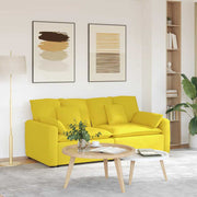 Modularna sofa s jastucima svijetložuta