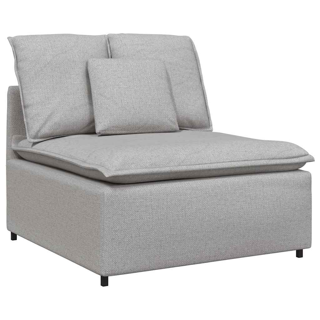 Modularna sofa s jastucima, tkanina, oblak sive boje