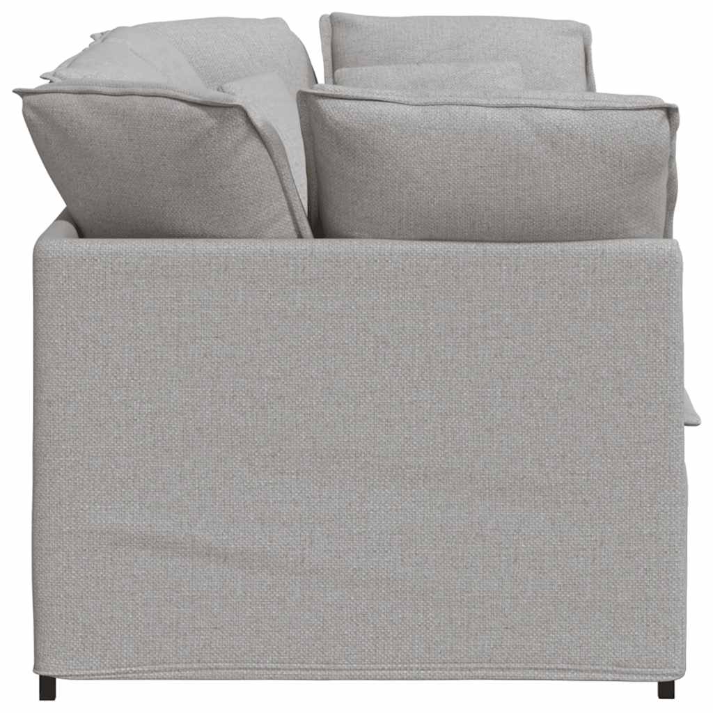Modularna sofa s jastucima, tkanina, oblak sive boje