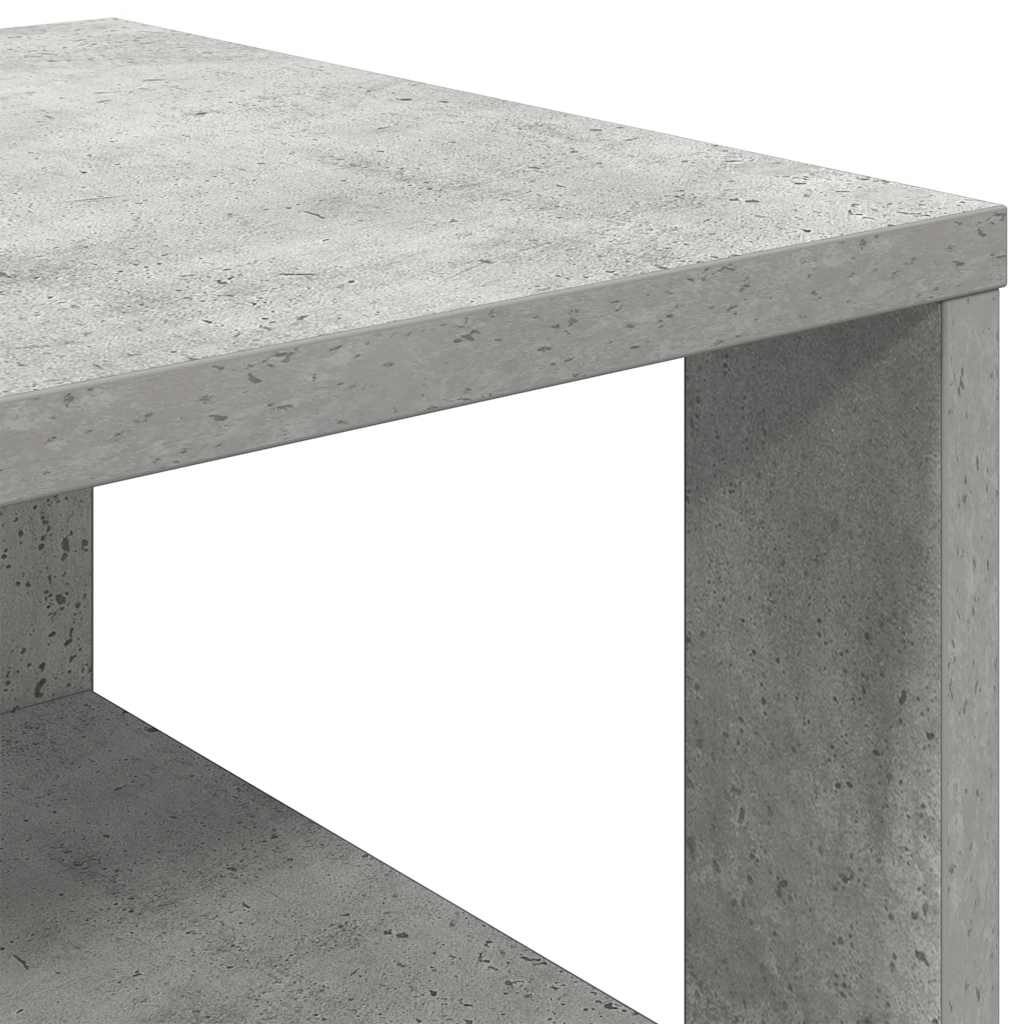 Stalak za cipele boja betona 61x32x87,5 cm konstruirano drvo
