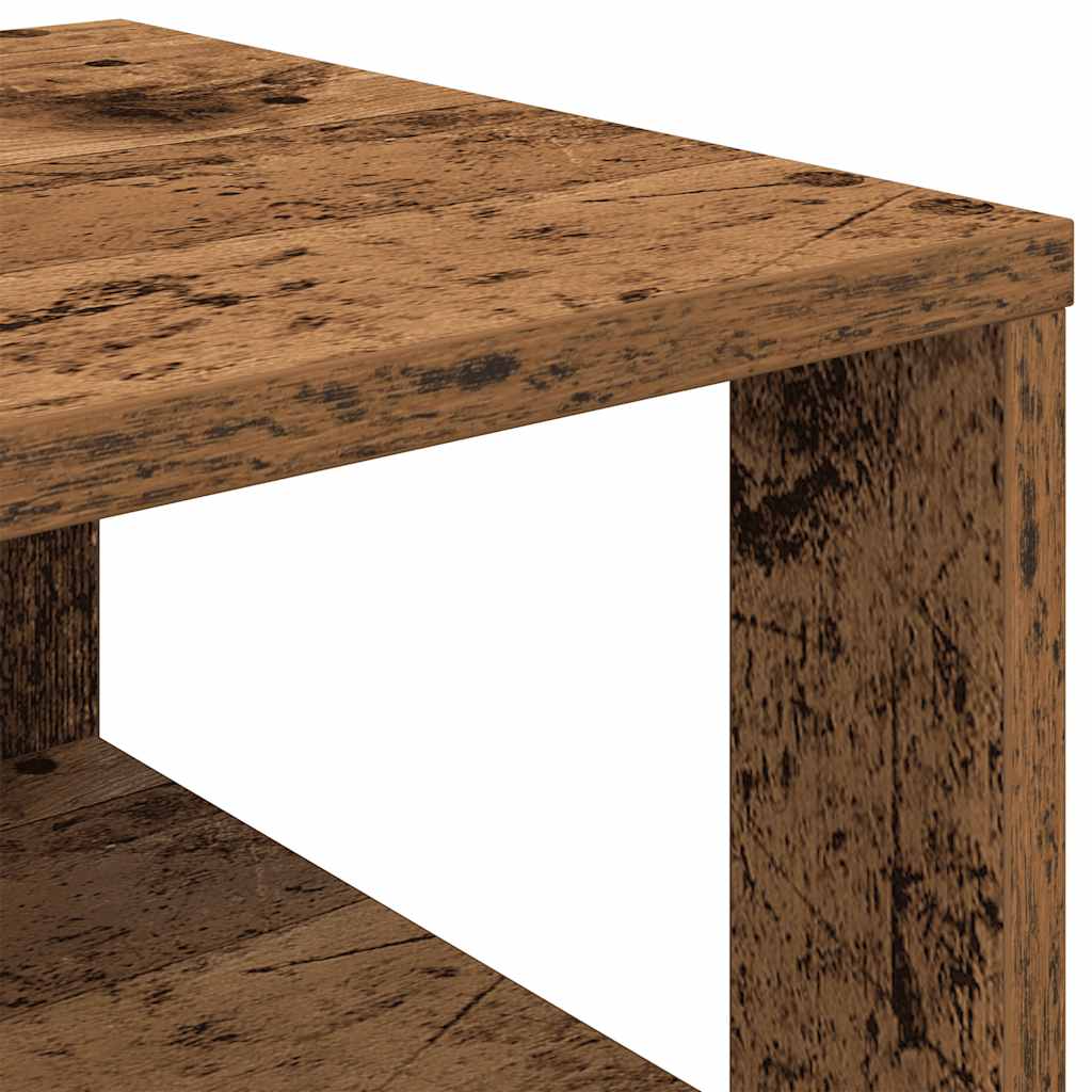 Stalak za cipele boja staro drvo 61x32x87,5cm konstruirano drvo