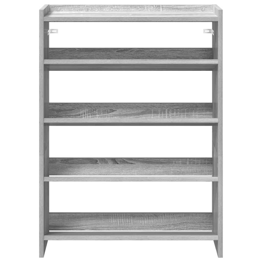 Stalak za cipele boja hrasta 60x25x81 cm konstruirano drvo