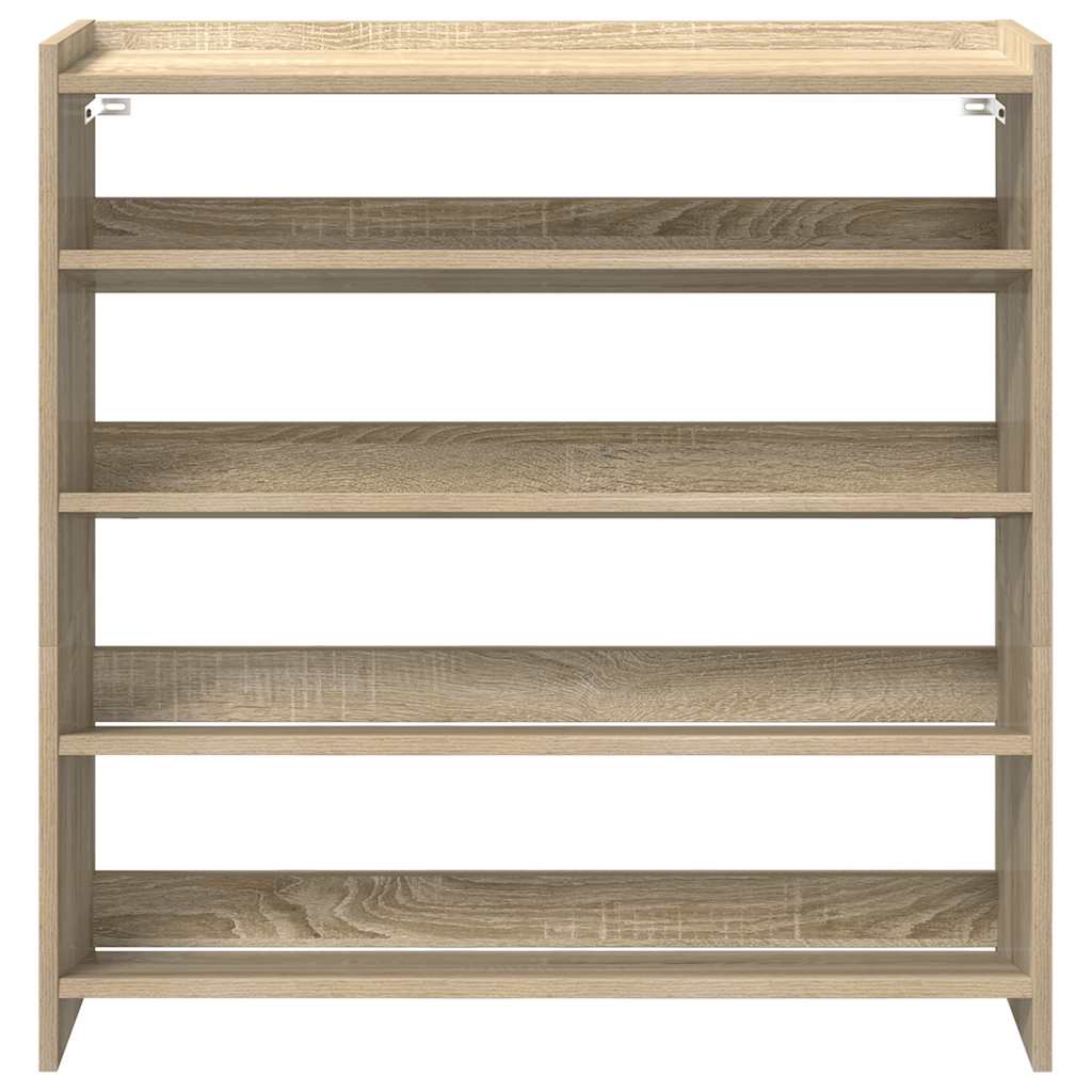 Stalak za cipele boja hrasta 80x25x81 cm konstruirano drvo