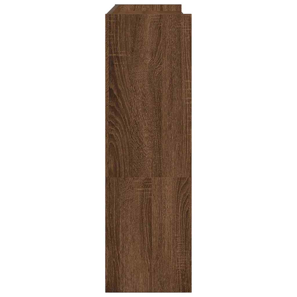 Stalak za cipele boja hrasta 80x25x81 cm konstruirano drvo