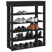 Stalak za cipele crni 80x30x98 cm od konstruiranog drva