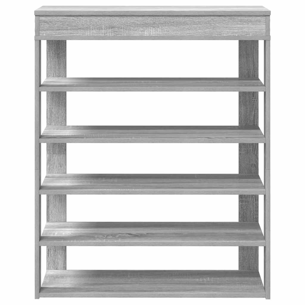 Stalak za cipele boja hrasta 80x30x98 cm konstruirano drvo