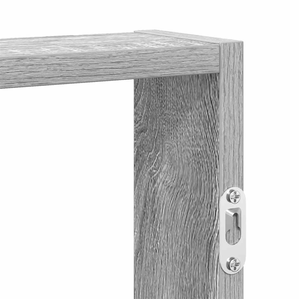 Zidna polica Siva Sonoma 43x9x60 cm Konstruirano drvo