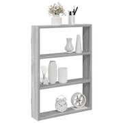 Zidna polica Siva Sonoma 43x9x60 cm Konstruirano drvo