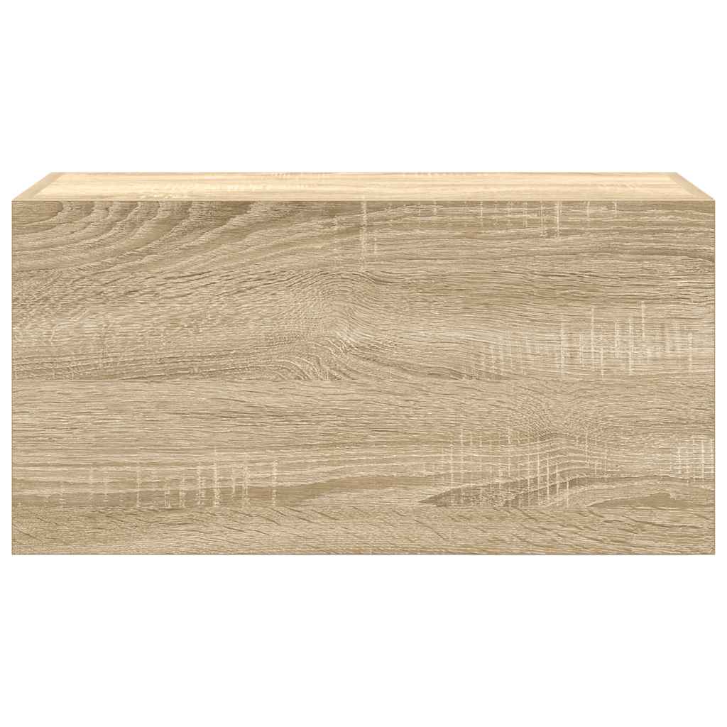Kupaonski zidni ormarić sonoma hrast 60x25x30 cm izrađeno drvo
