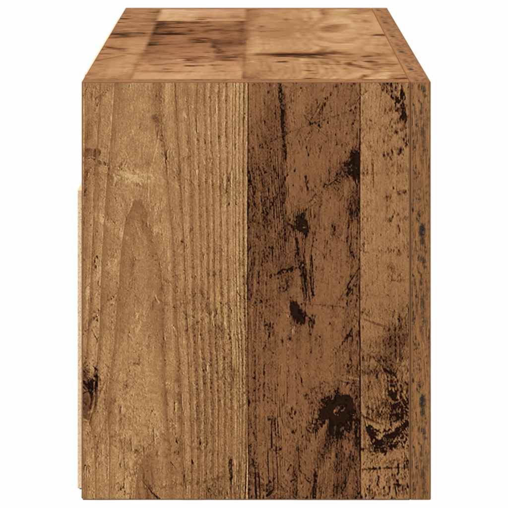 Kupaonski zidni ormarić staro drvo 60x25x30cm konstruirano drvo