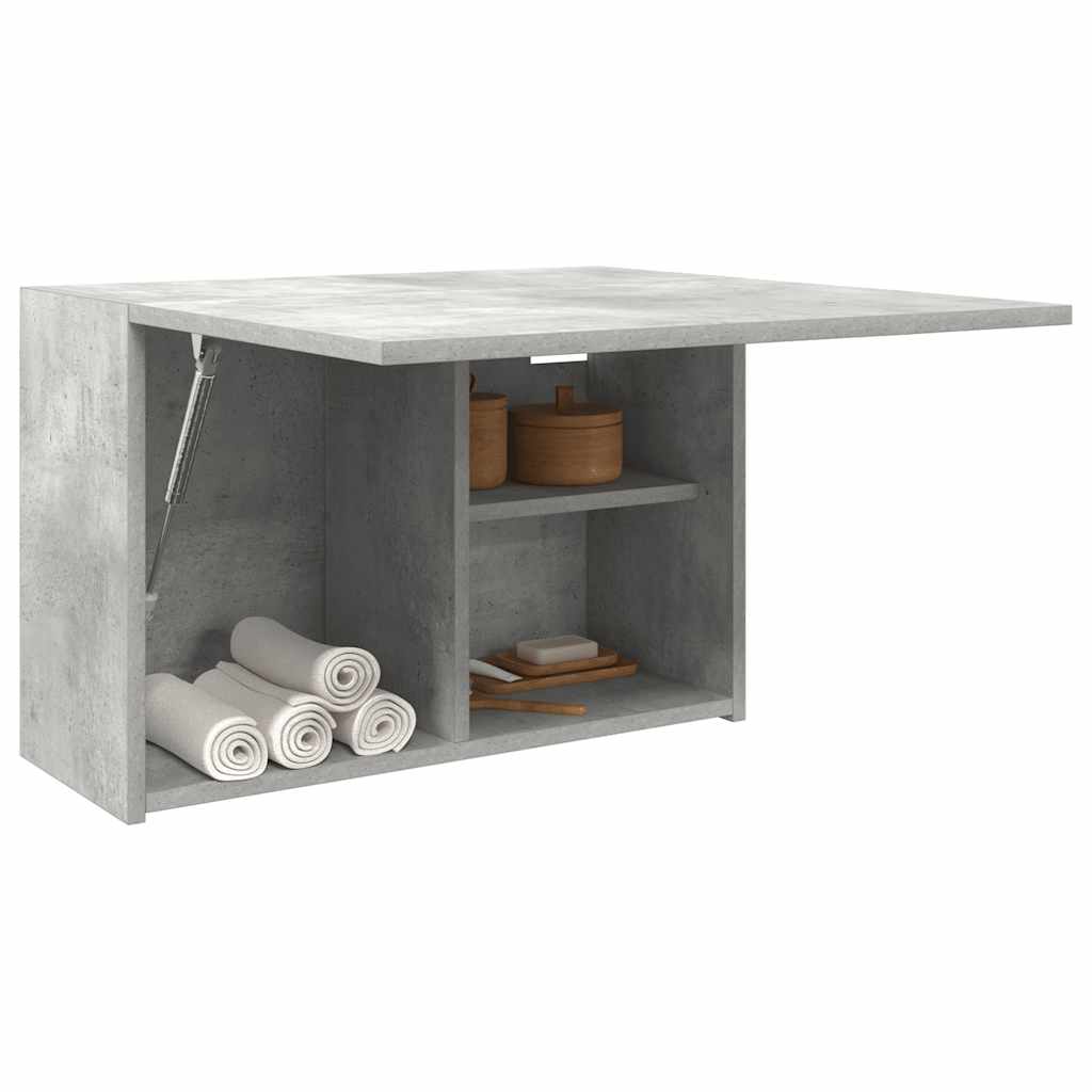 Kupaonski zidni ormarić beton sivi 60x25x40cm konstruirano drvo