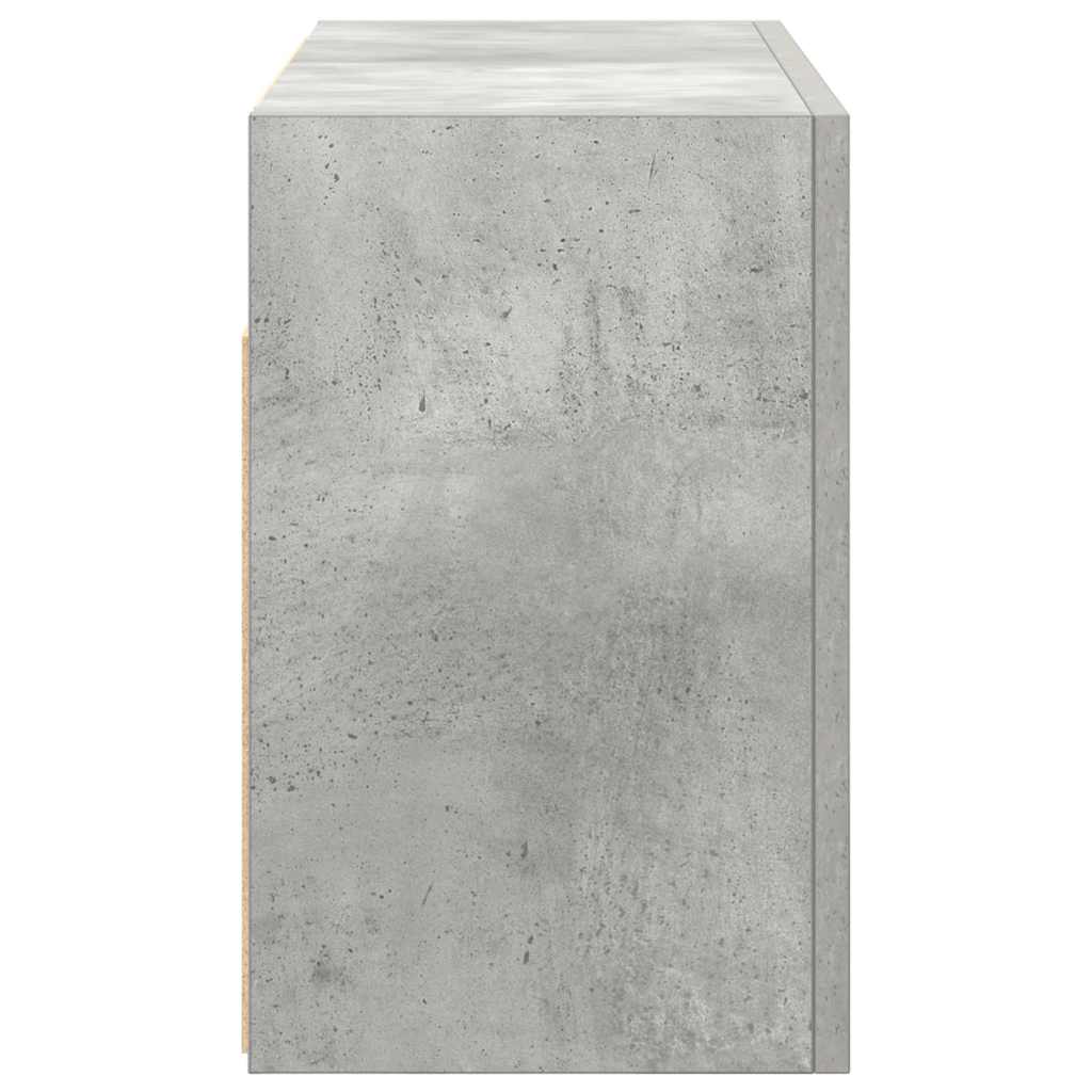Kupaonski zidni ormarić beton sivi 60x25x40cm konstruirano drvo
