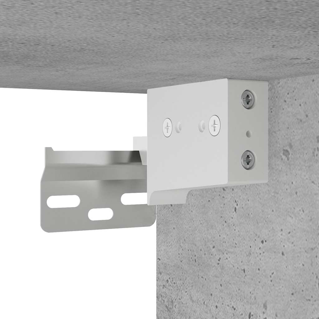 Kupaonski zidni ormarić beton sivi 60x25x40cm konstruirano drvo