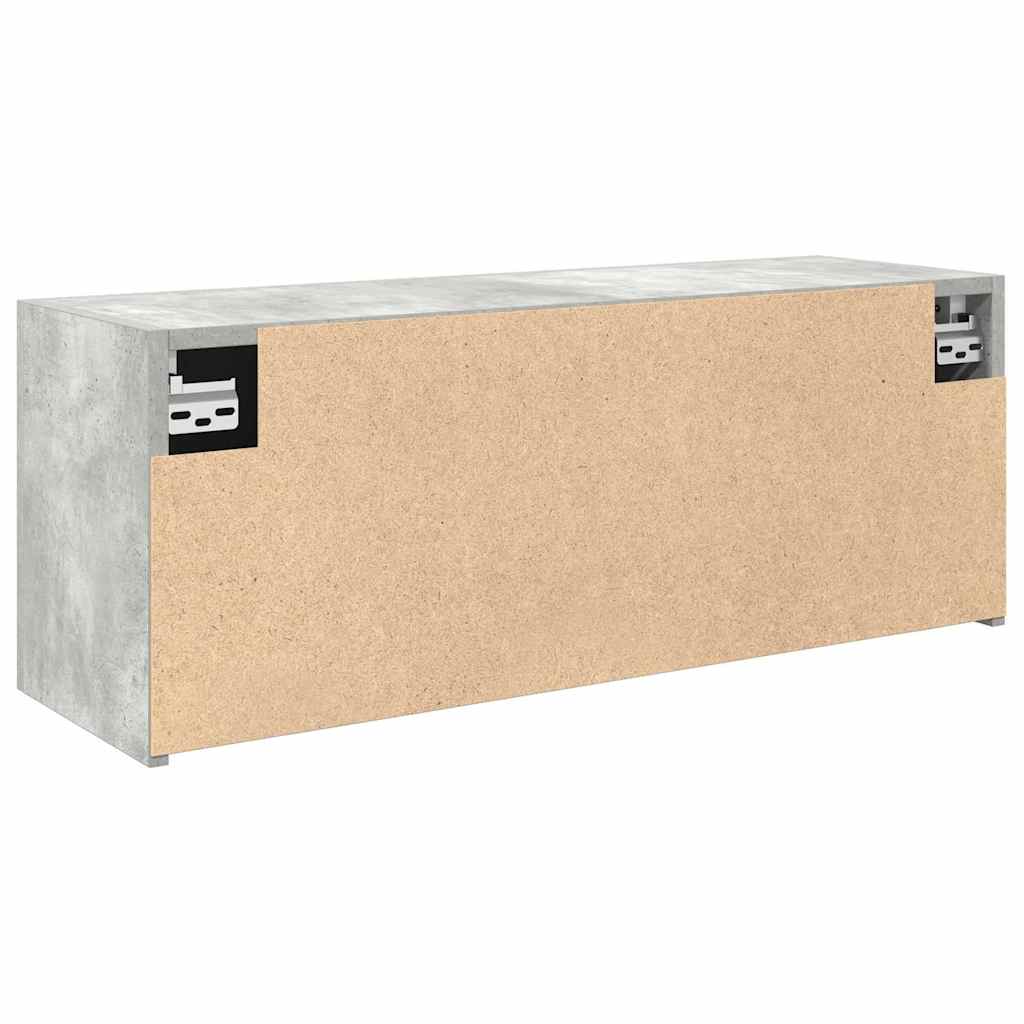 Kupaonski zidni ormarić beton sivi 80x25x30cm konstruirano drvo