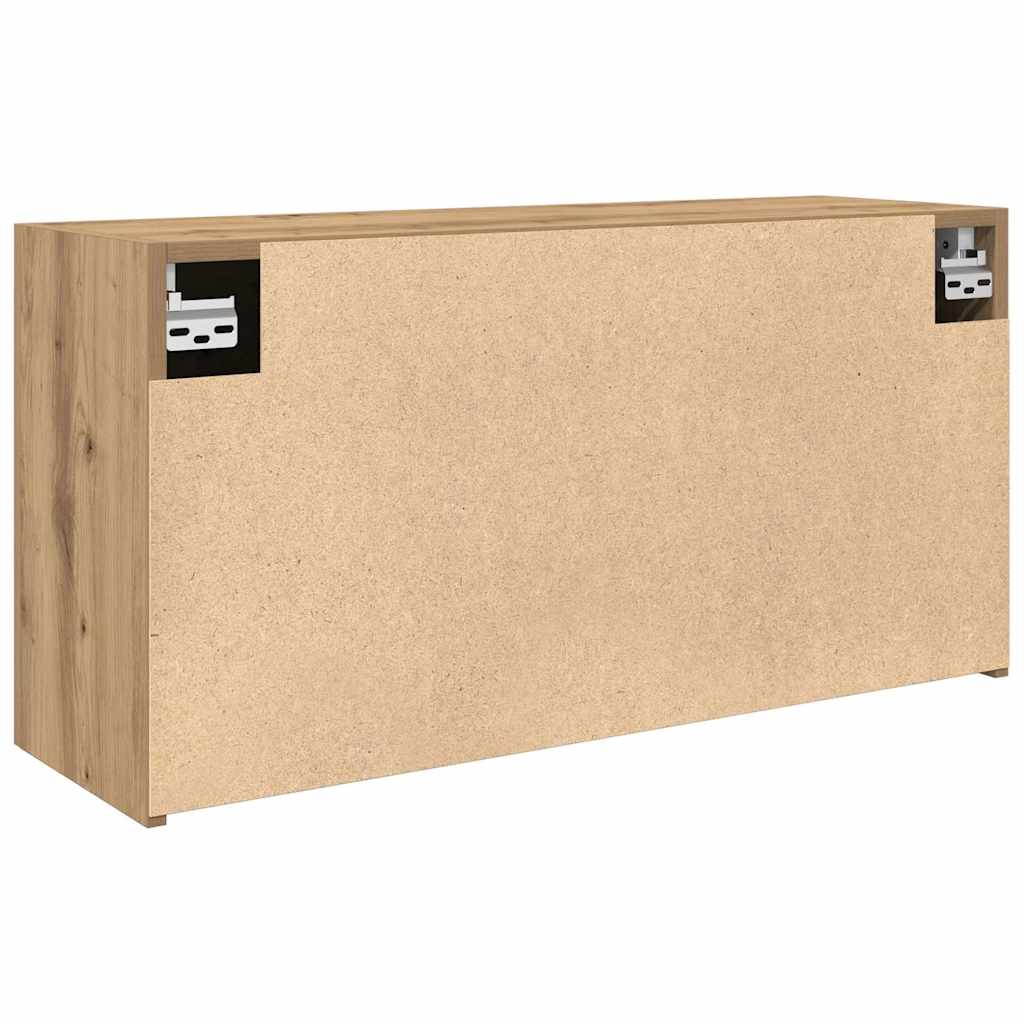 Kupaonski zidni ormarić Artisan hrast 80x25x40 cm izrađeno drvo