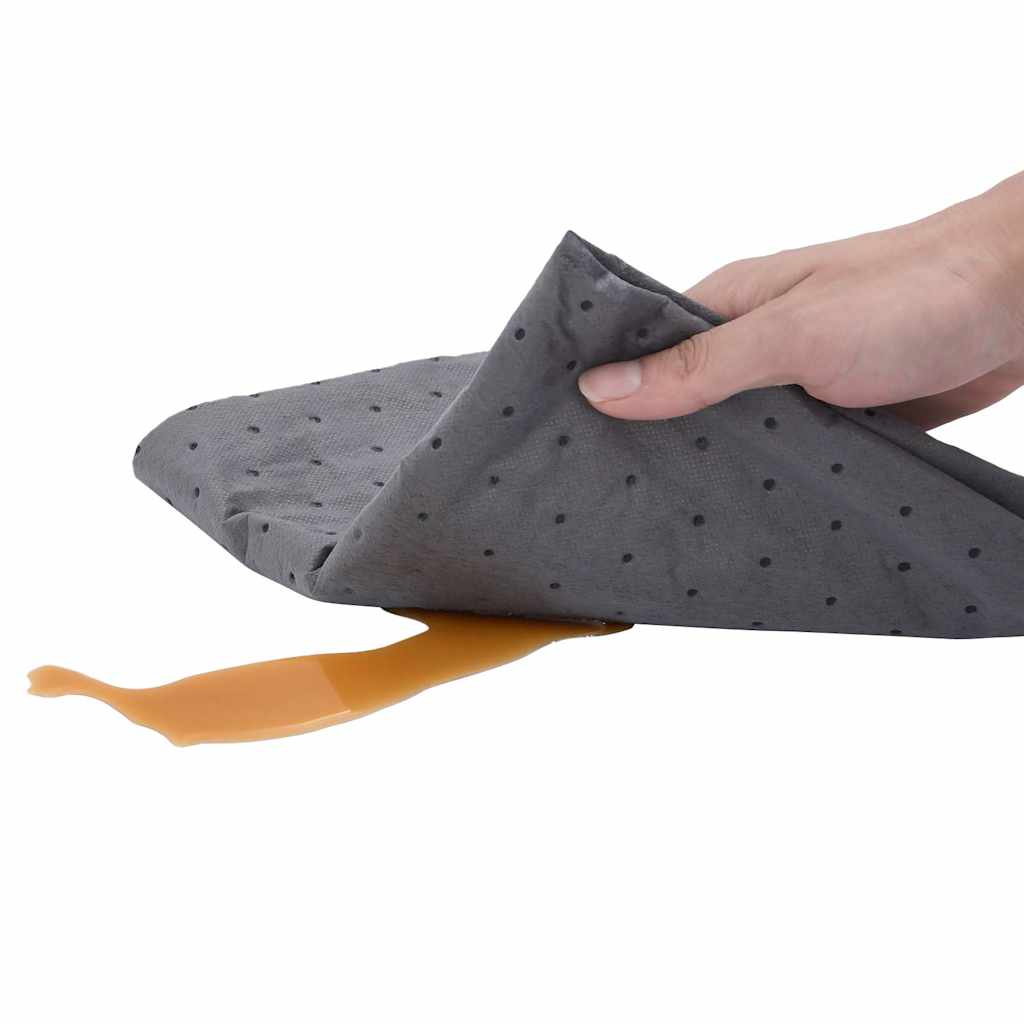 Jastučići za upijanje ulja 100 kom sivi 40x50 cm
