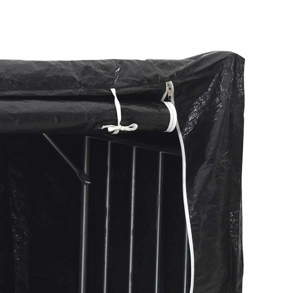 Stalak za drva za ogrjev s kišnom navlakom 150x100x200 cm