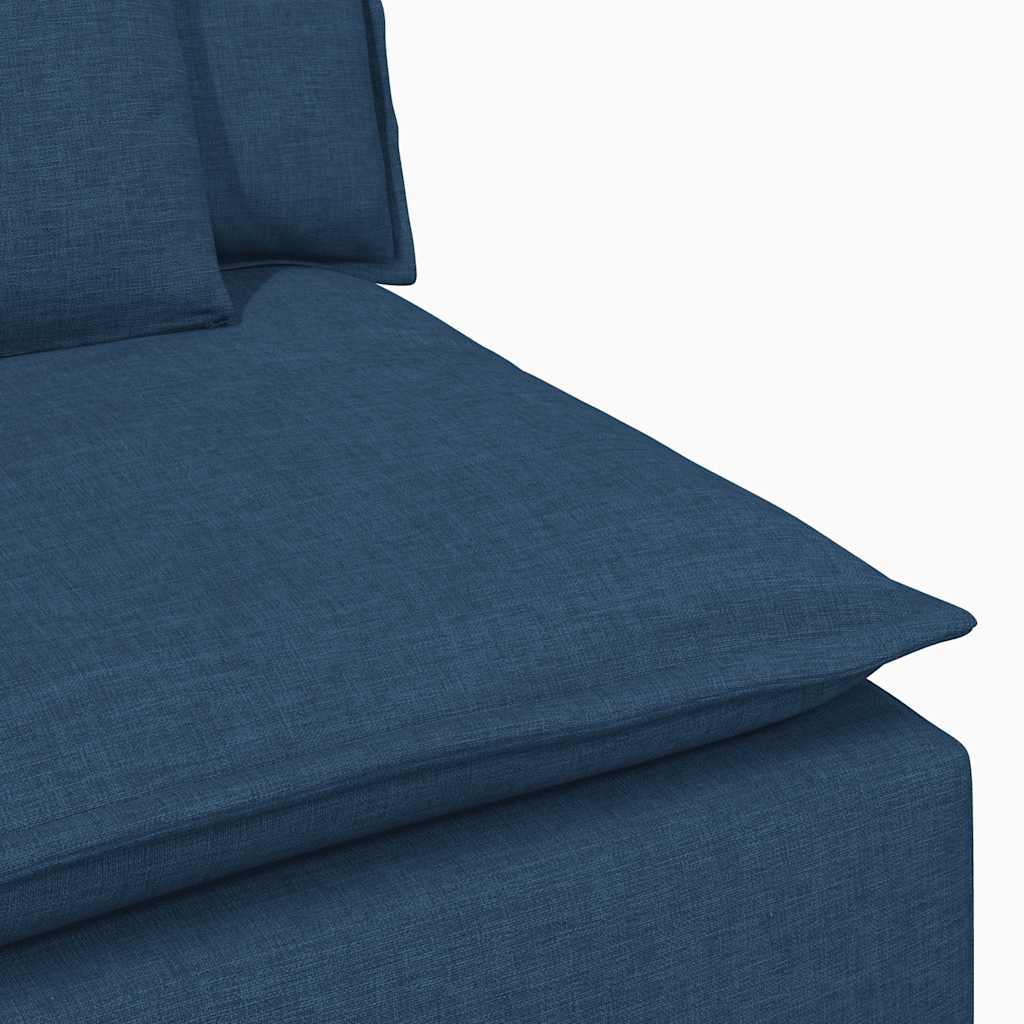 Modularna sofa s jastucima plava 100 cm