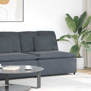 Modularna sofa s jastucima tamno siva 100 cm