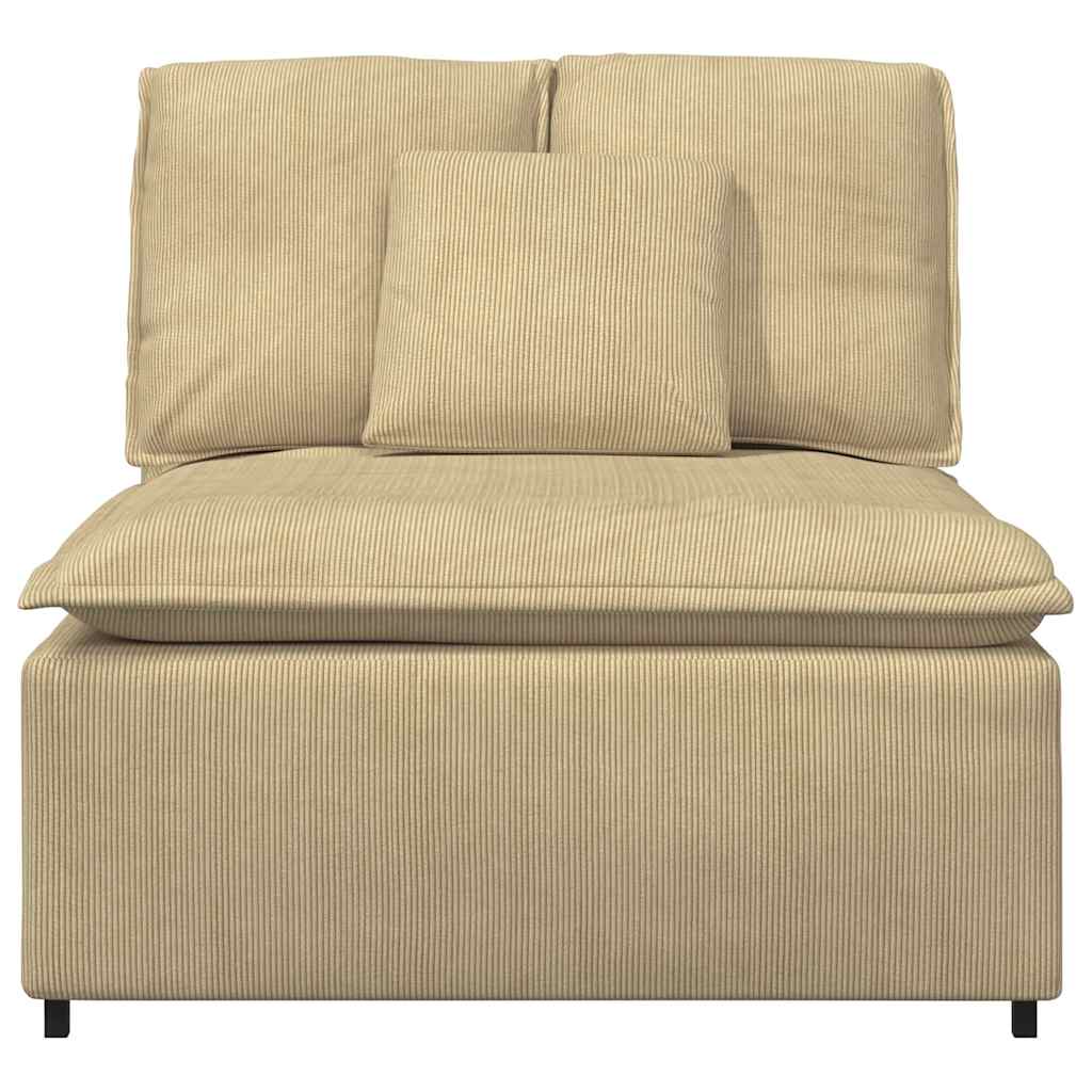 Modularna sofa s jastucima sivozelena 100 cm