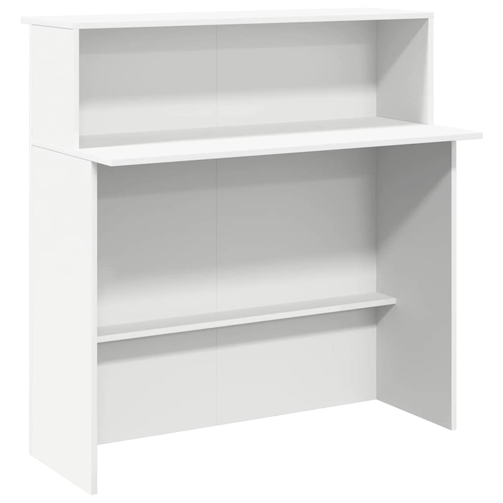 Recepcijski stol Bijeli 100x50x103,5 cm Inženirsko drvo