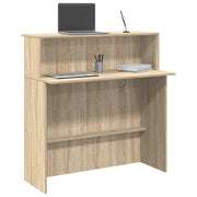Recepcijski stol Sonoma hrast 100x50x103,5 cm Konstruirano drvo