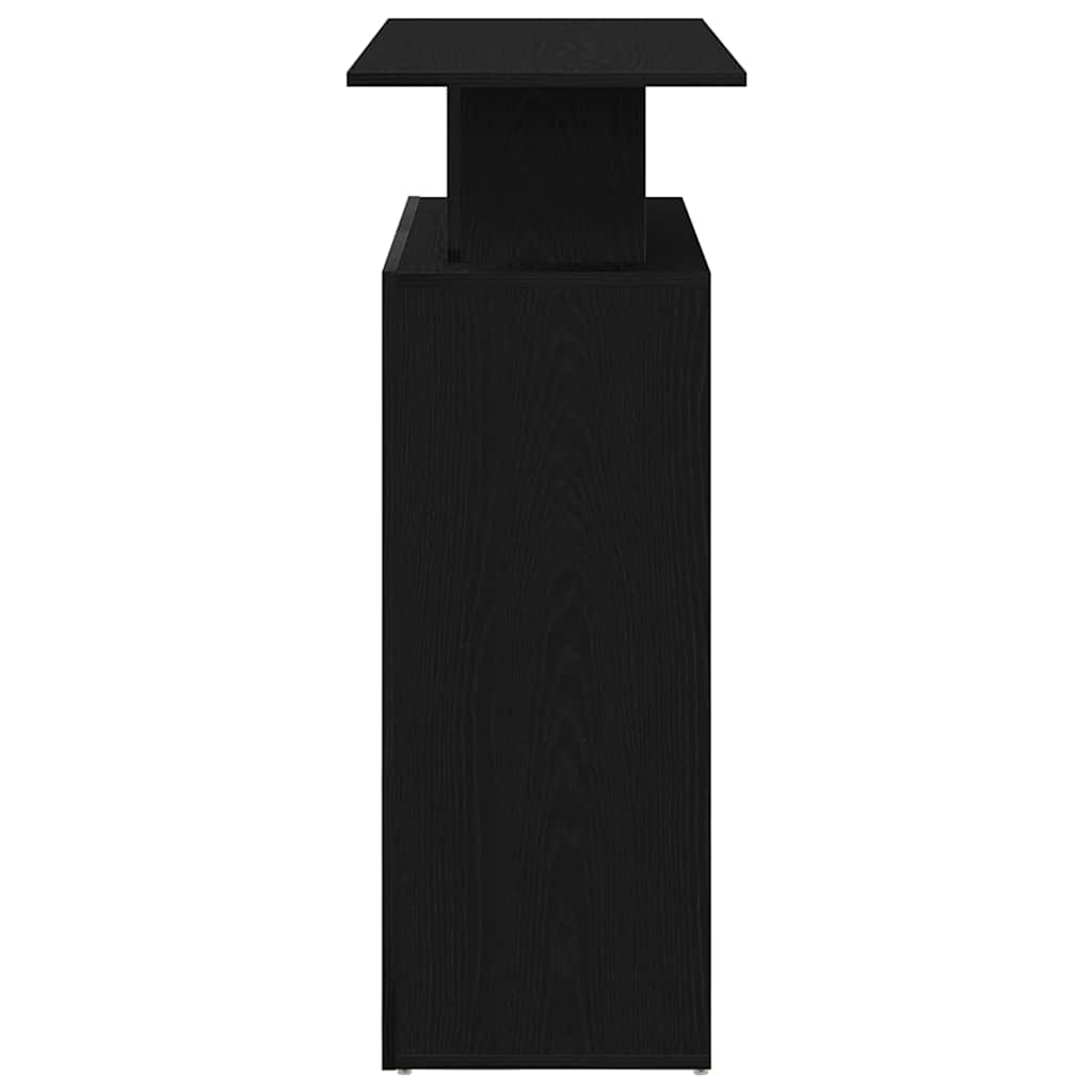Recepcijski stol Crni 100x40x104 cm Inženirsko drvo