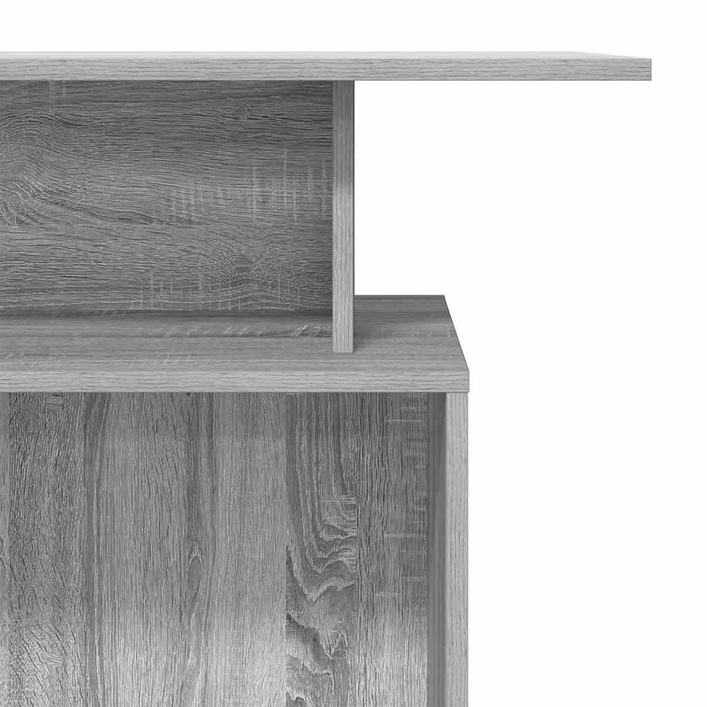Recepcijski stol sivi sonoma 100x40x104 cm konstruirano drvo