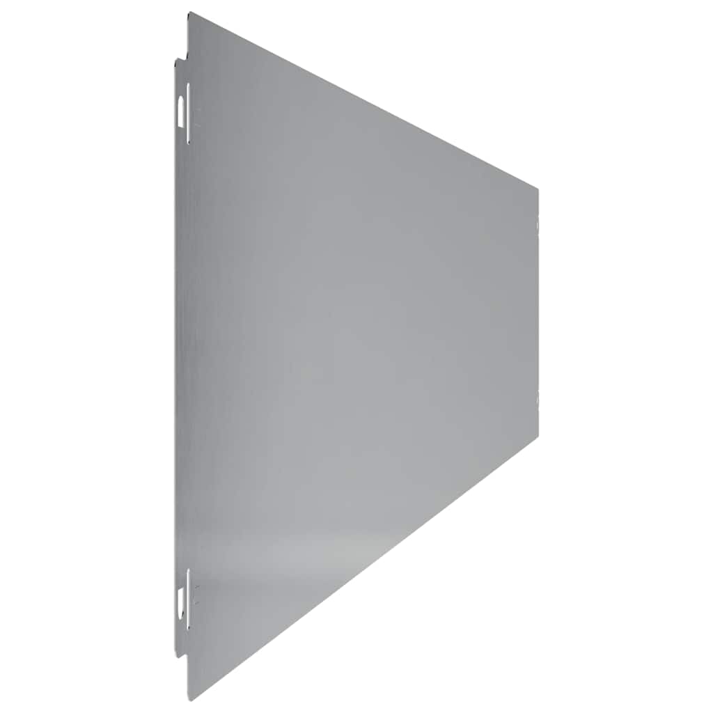 Rubovi travnjaka 10 kom 20x103 cm pocinčani čelik