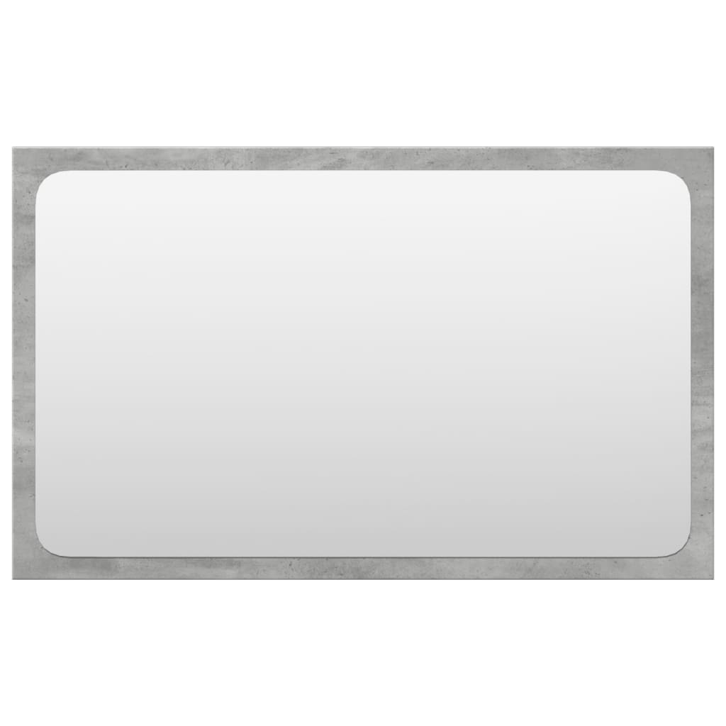 3-dijelni set kupaonskog namještaja siva boja betona drveni