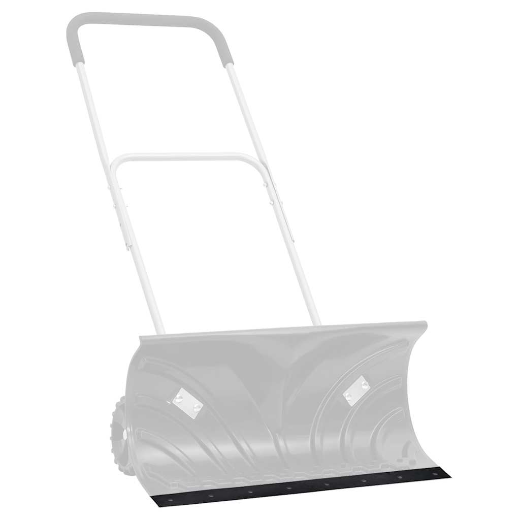 Gumeni rub za ralicu za snijeg crni 80x10x1 cm