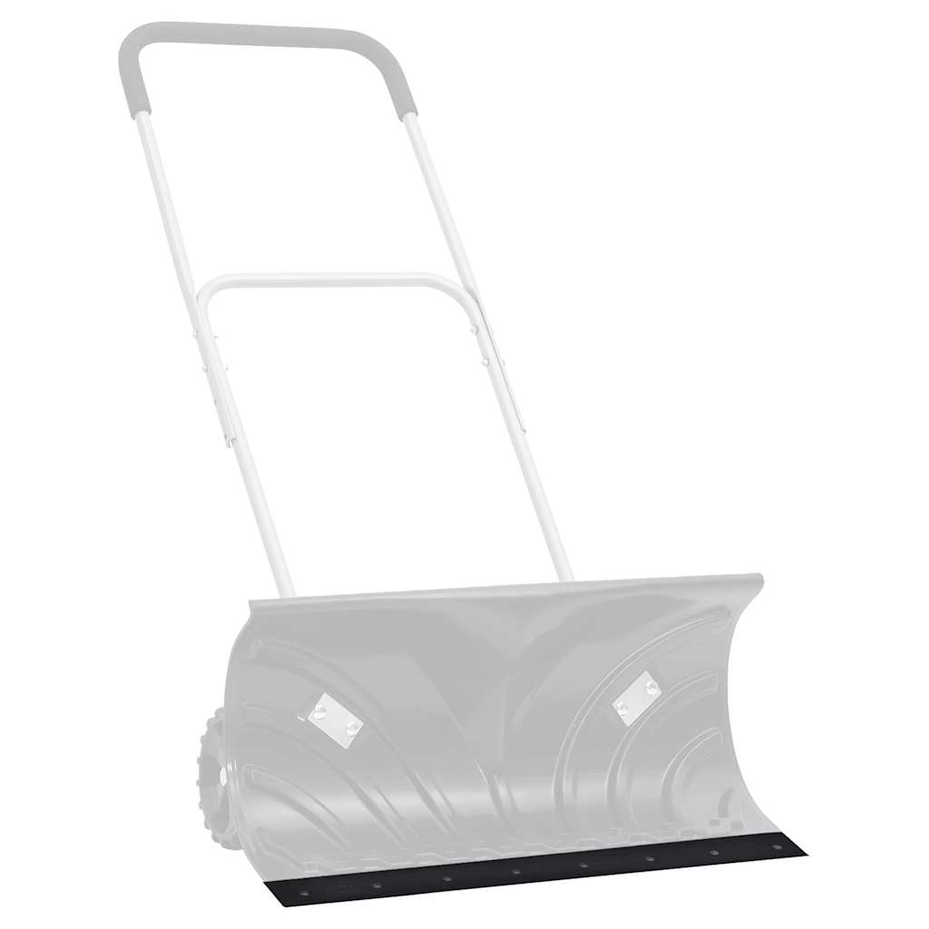Gumeni rub za ralicu za snijeg crni 150x15x1 cm
