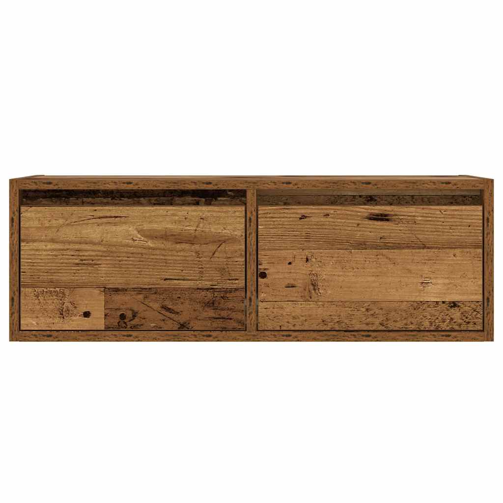 TV ormarići s LED svjetlima 2 kom boja drva 75x35,5x25 cm