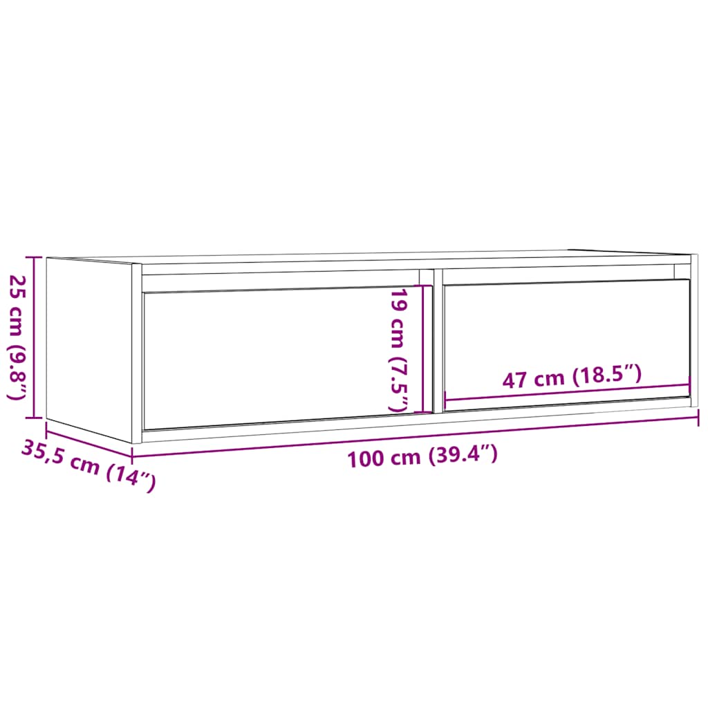 TV ormarić s LED svjetlima bijeli 100X35,5x25 cm