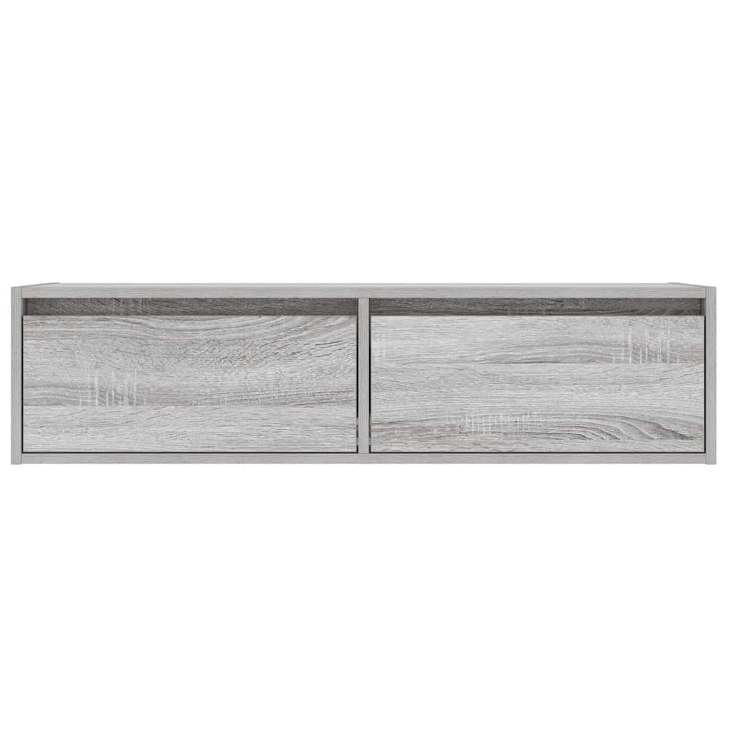 TV ormarić s LED svjetlima boja hrasta sonome 100X35,5x25 cm