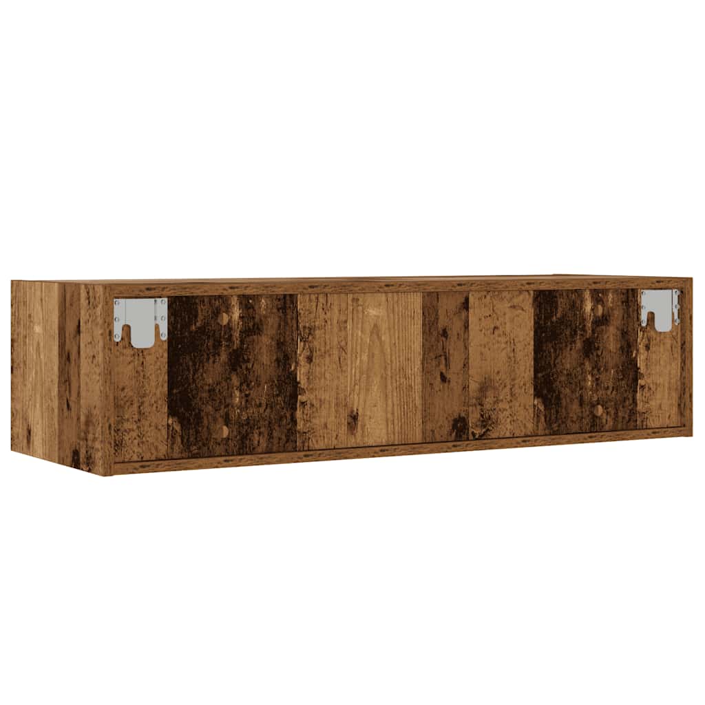 TV ormarići s LED svjetlima 2 kom boja drva 100X35,5x25 cm
