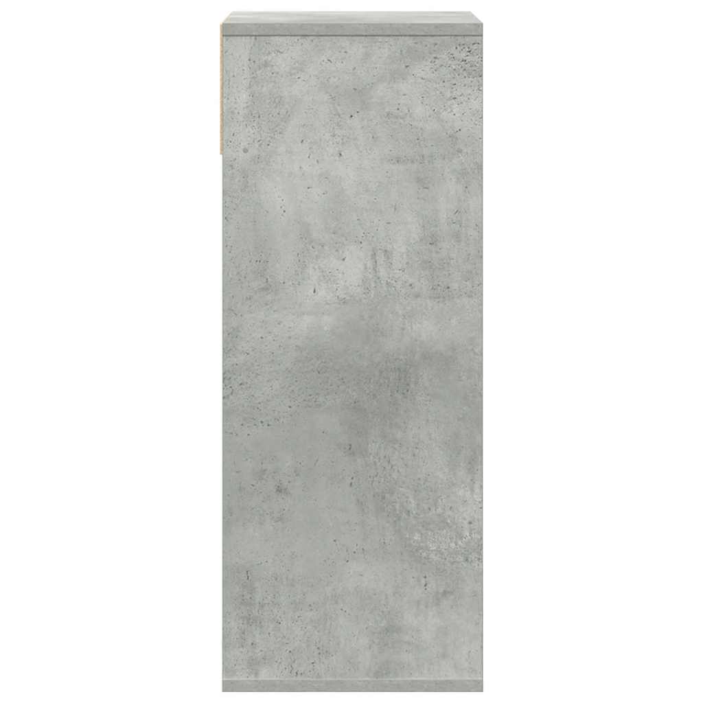 Ormarić za knjige boja betona 34x31x80 cm konstruirano drvo