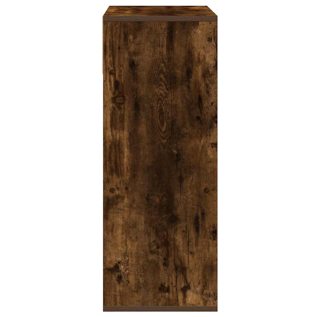Ormar za knjige dimljeni hrast 66x31x80 cm konstruirano drvo