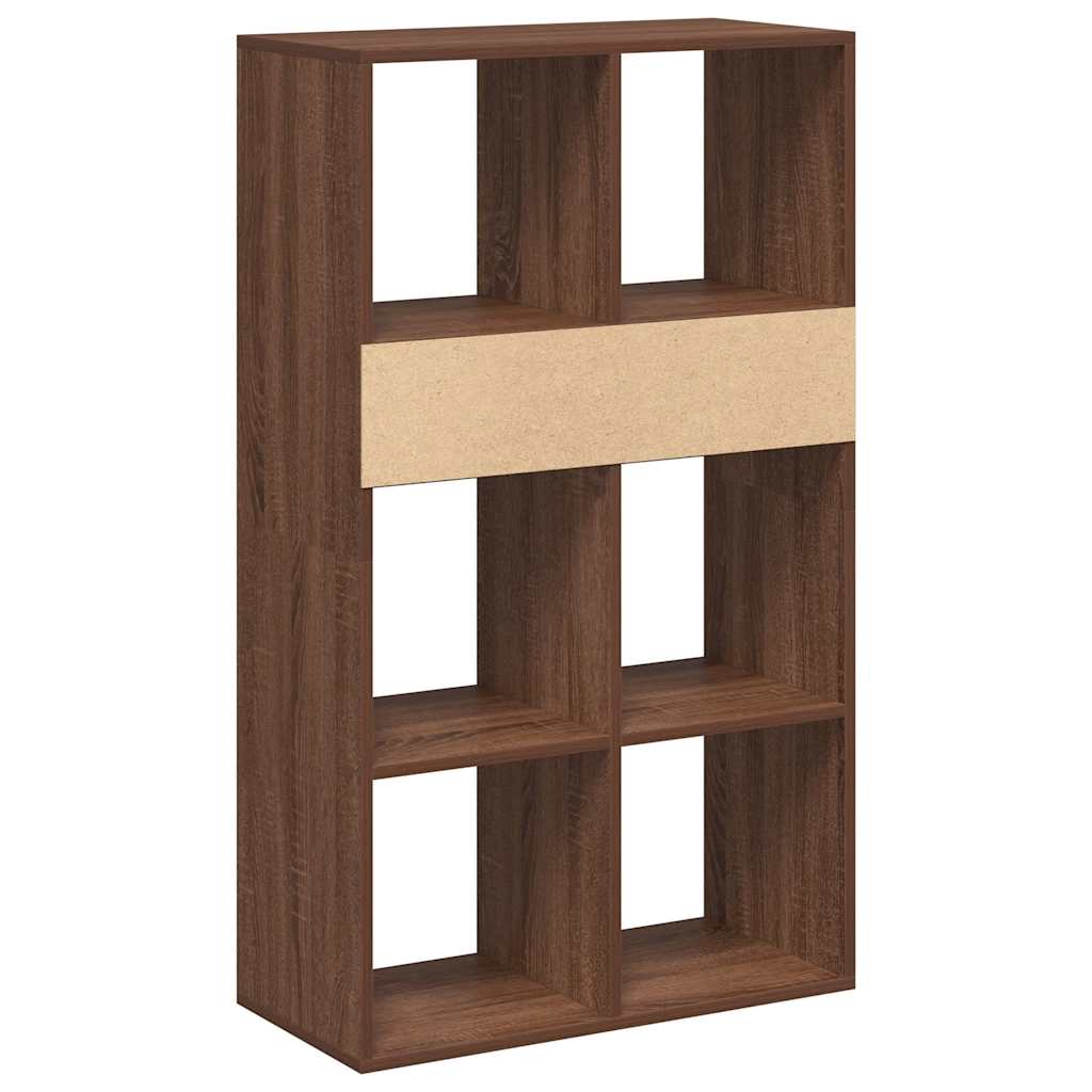 Ormarić za knjige smeđi hrast 66x31x112 cm konstruirano drvo