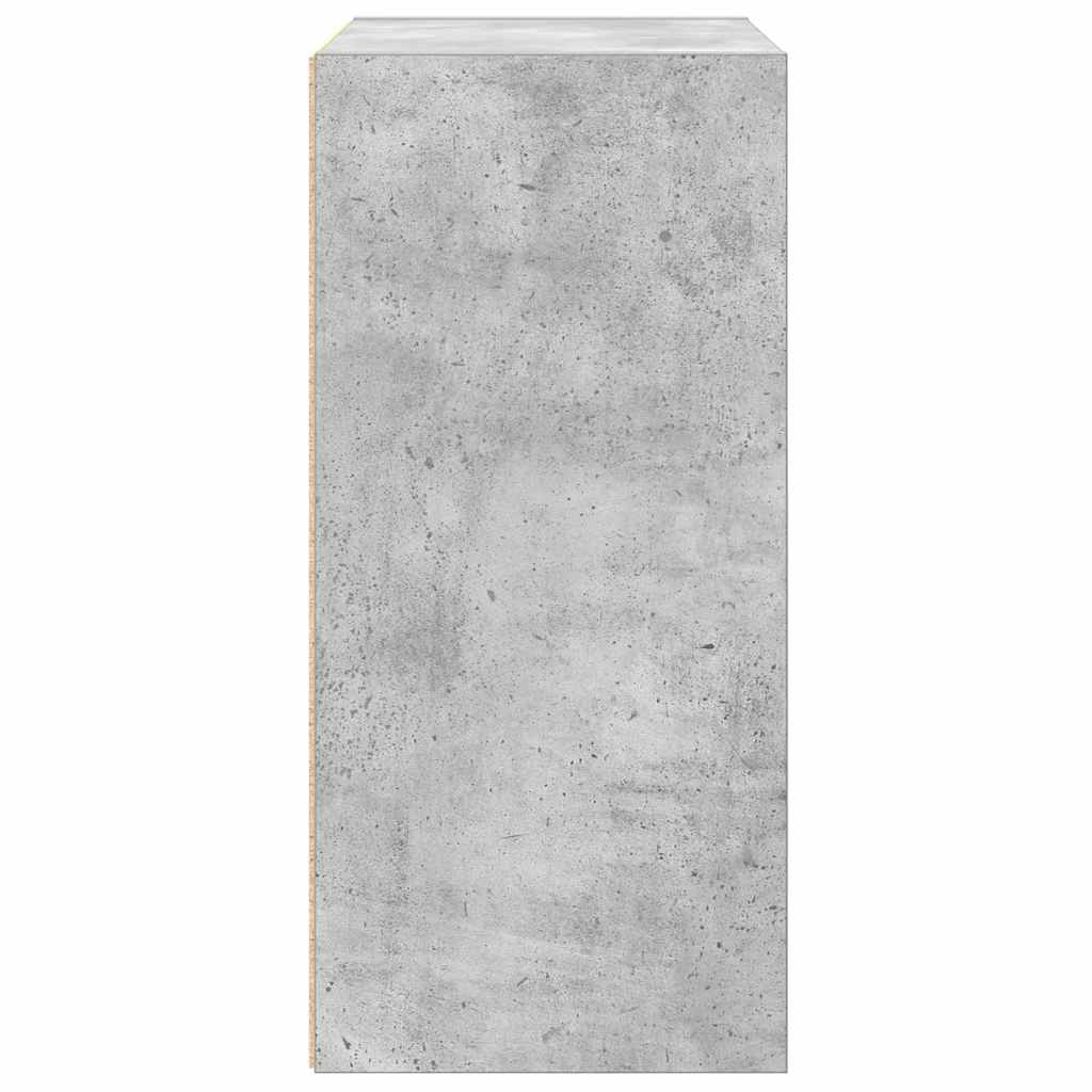 Regal za knjige boja betona 31x24x52 cm konstruirano drvo