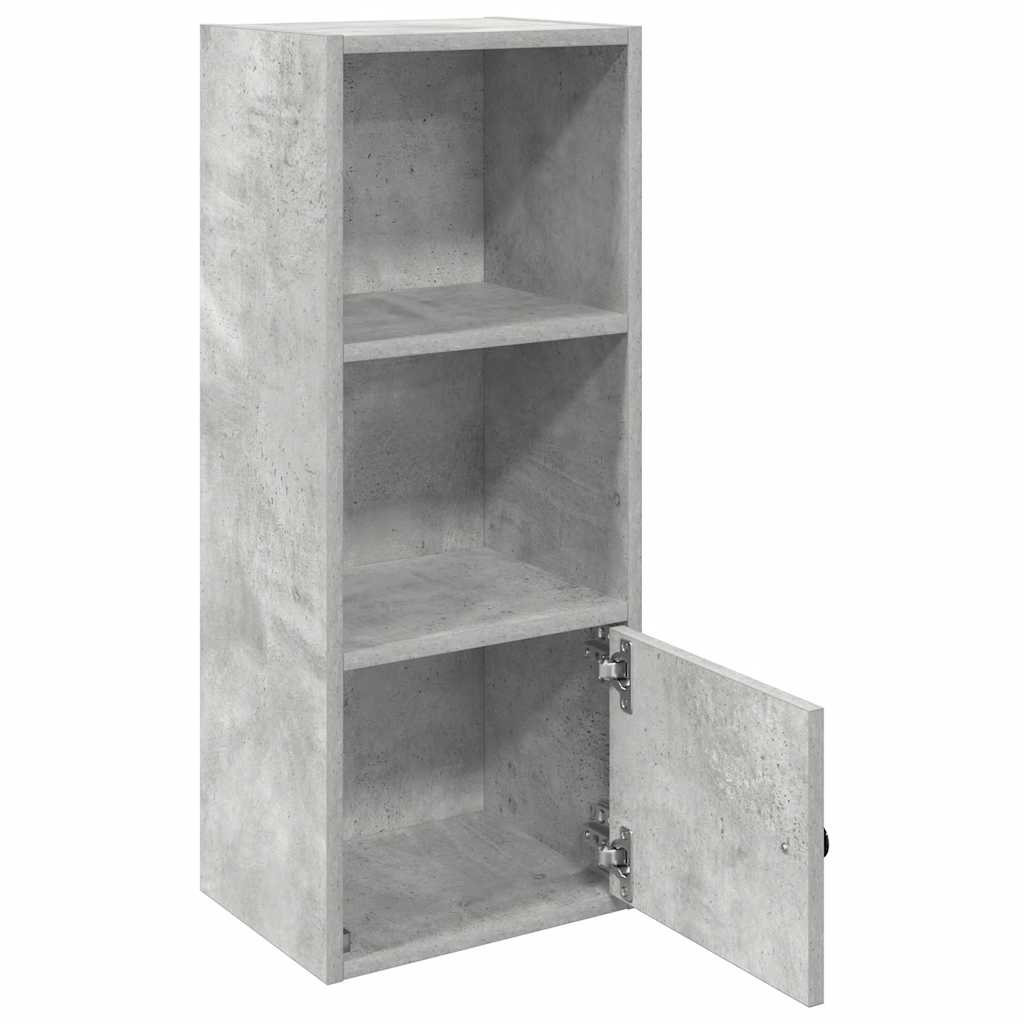 Regal za knjige boja betona 31x24x77 cm konstruirano drvo
