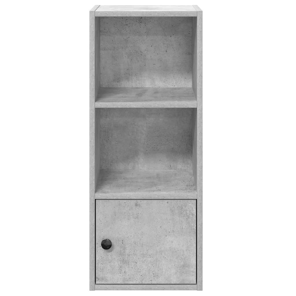 Regal za knjige boja betona 31x24x77 cm konstruirano drvo