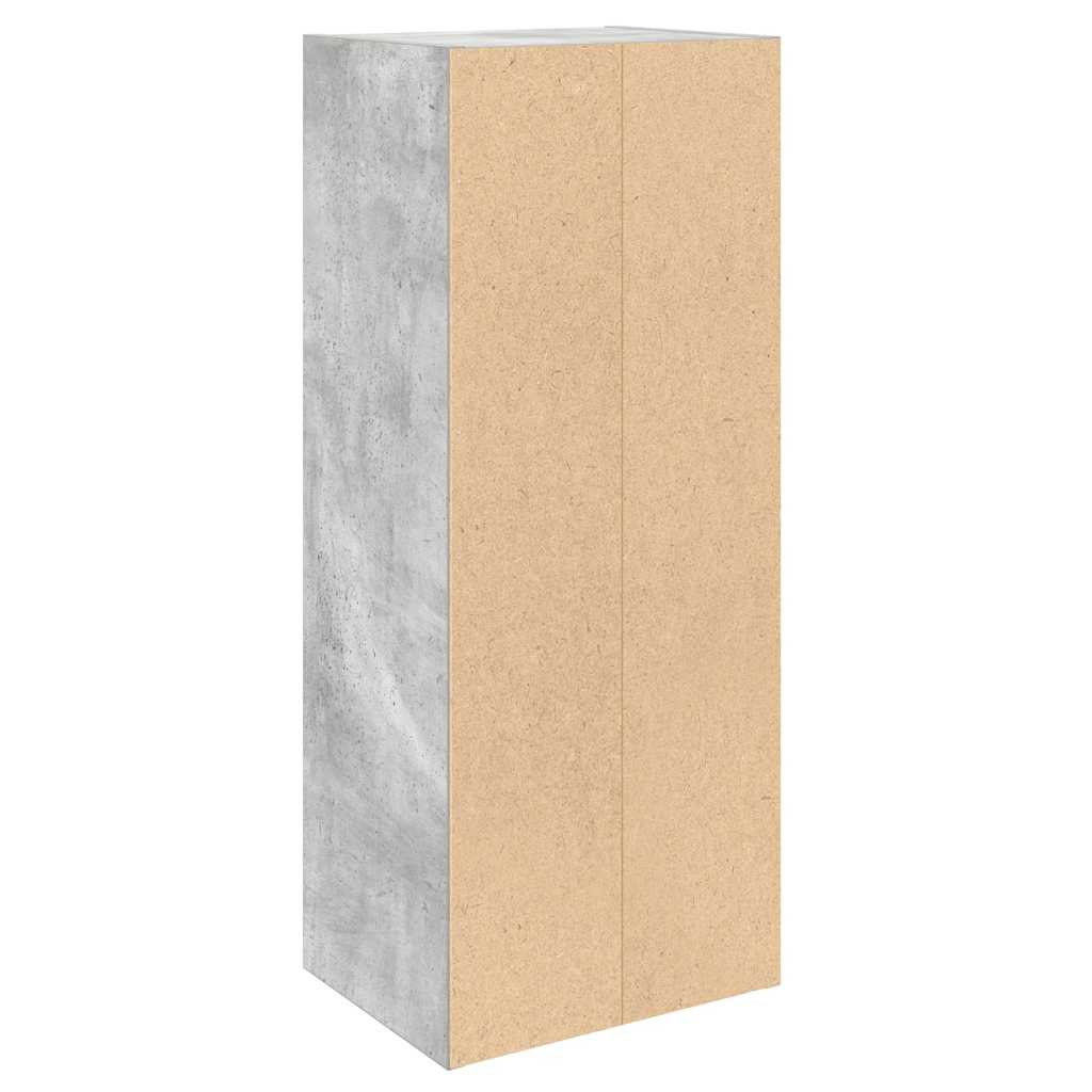 Regal za knjige boja betona 31x24x77 cm konstruirano drvo