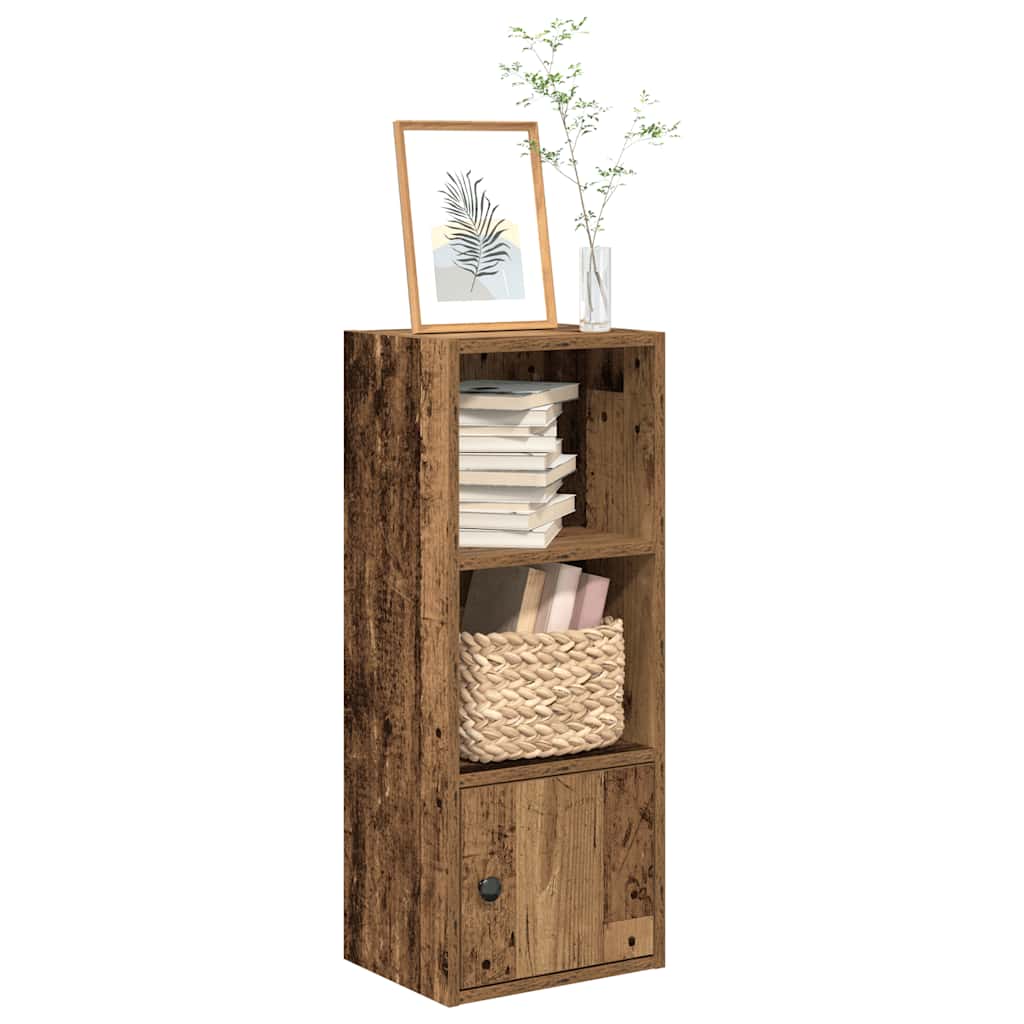 Regal za knjige boja starog drva 31x24x77 cm konstruirano drvo