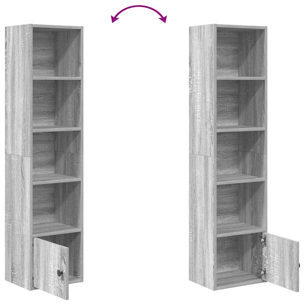 Regal za knjige boja hrasta 31x24x127 cm konstruirano drvo
