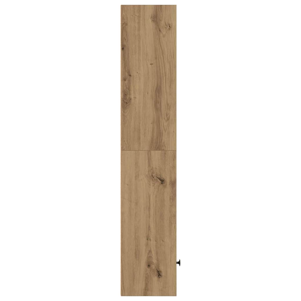 Regal za knjige boja hrasta 31x24x127 cm konstruirano drvo