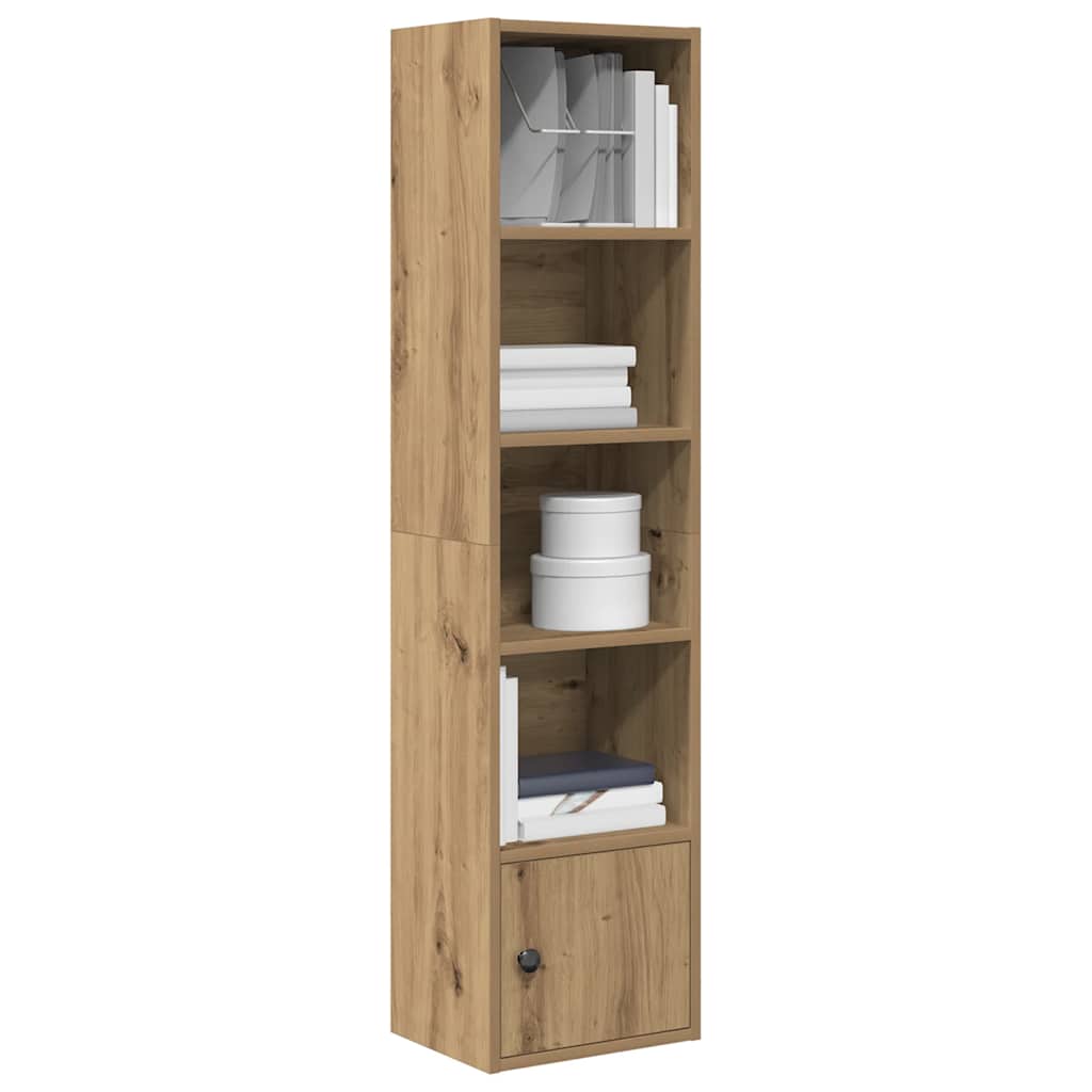 Regal za knjige boja hrasta 31x24x127 cm konstruirano drvo