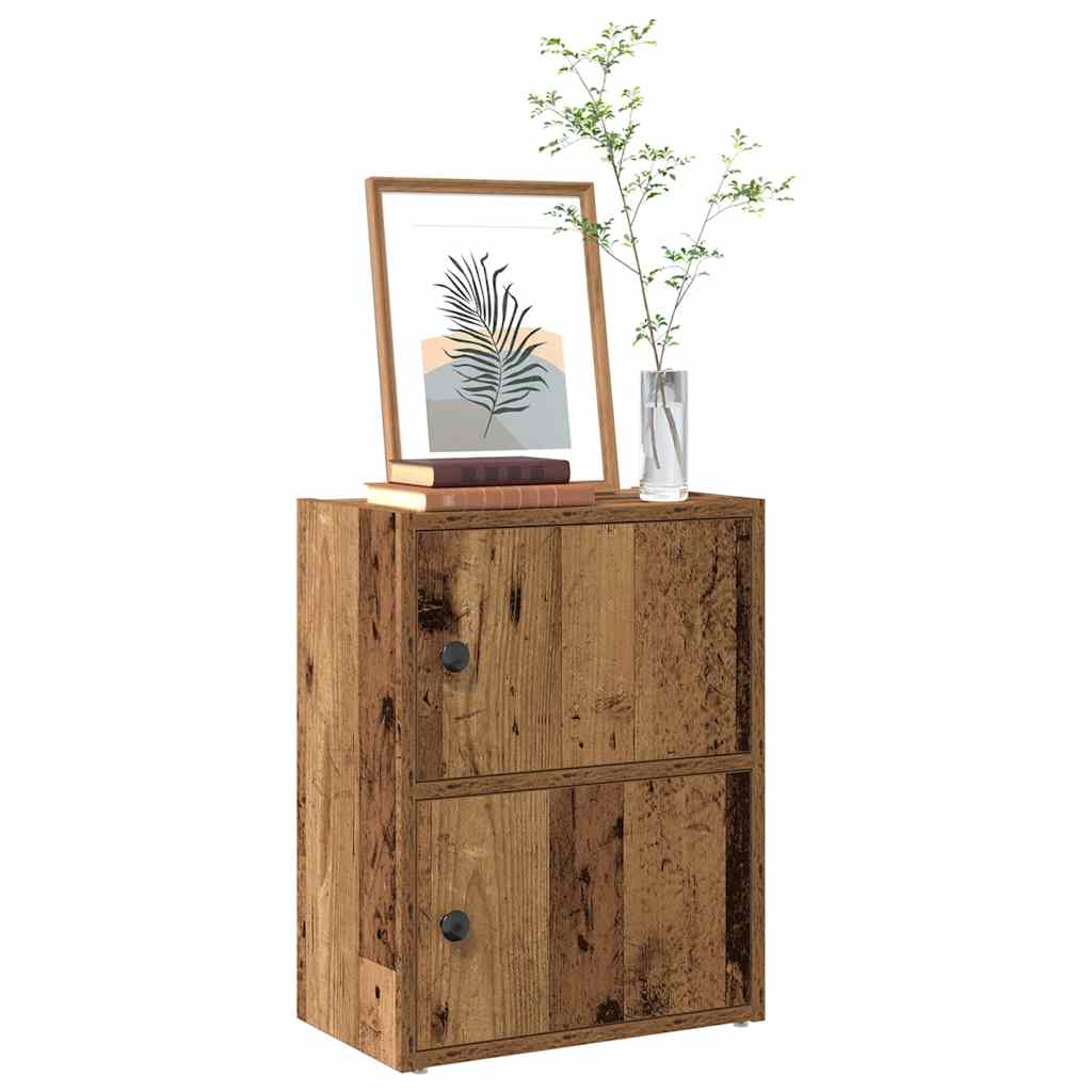 Regal za knjige boja starog drva 40x24x52 cm konstruirano drvo